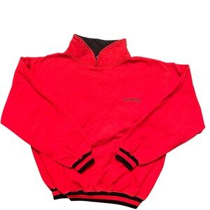 90s Red Cambridge Sweatshirt Size Large